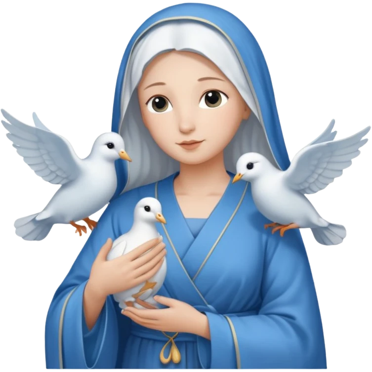 virgen del mar emoji
