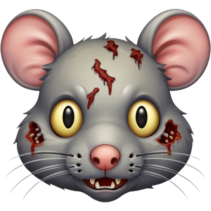 Zombie rat emoji