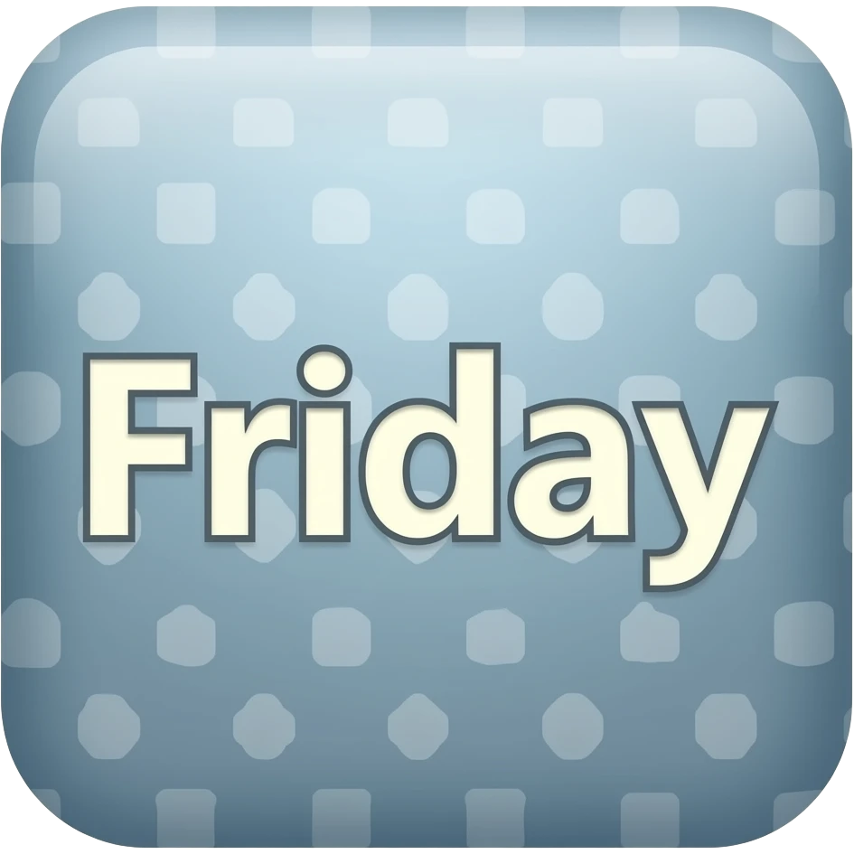 Friday, the word emoji