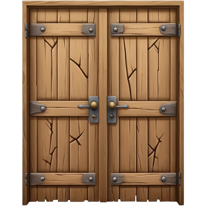 old cracked door emoji