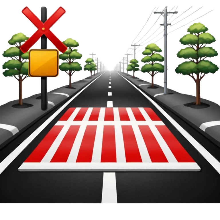 Railroad crossing japan  emoji