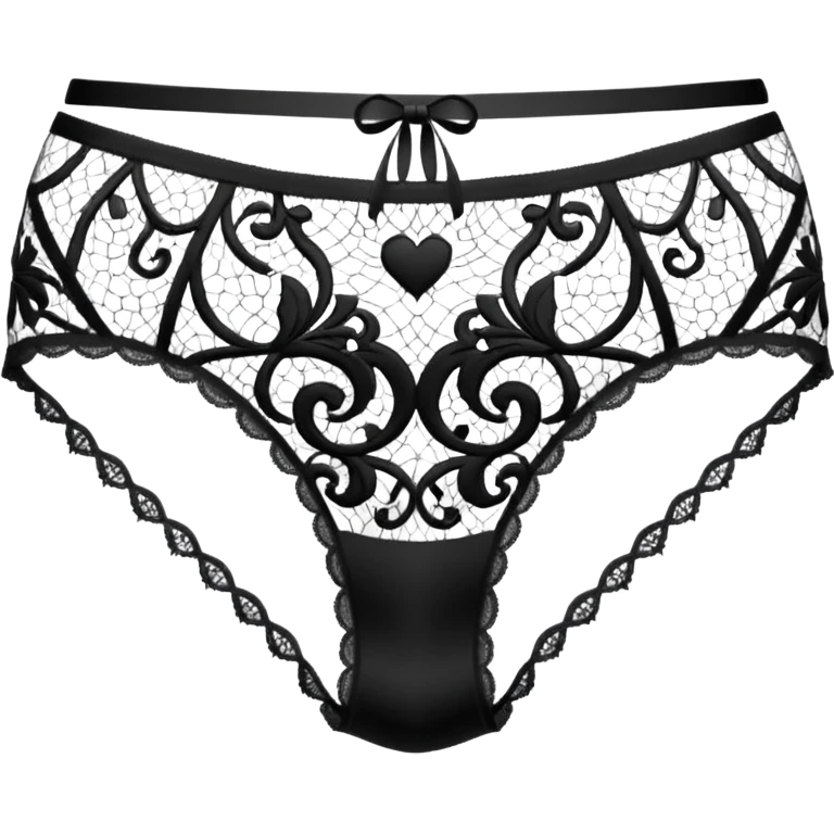 Black panties emoji