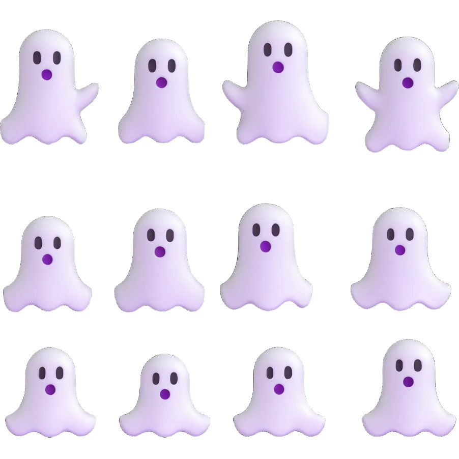 The little ghosts
 emoji