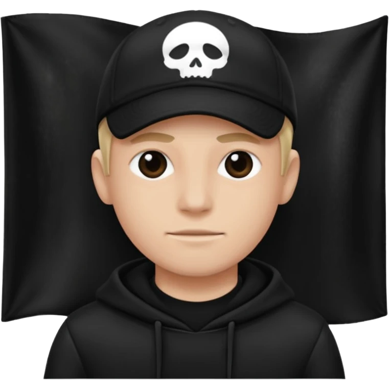 natos y waor bandera negra emoji