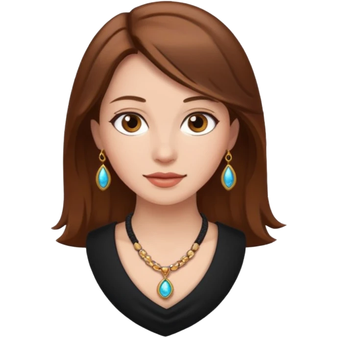 woman with necklace emoji