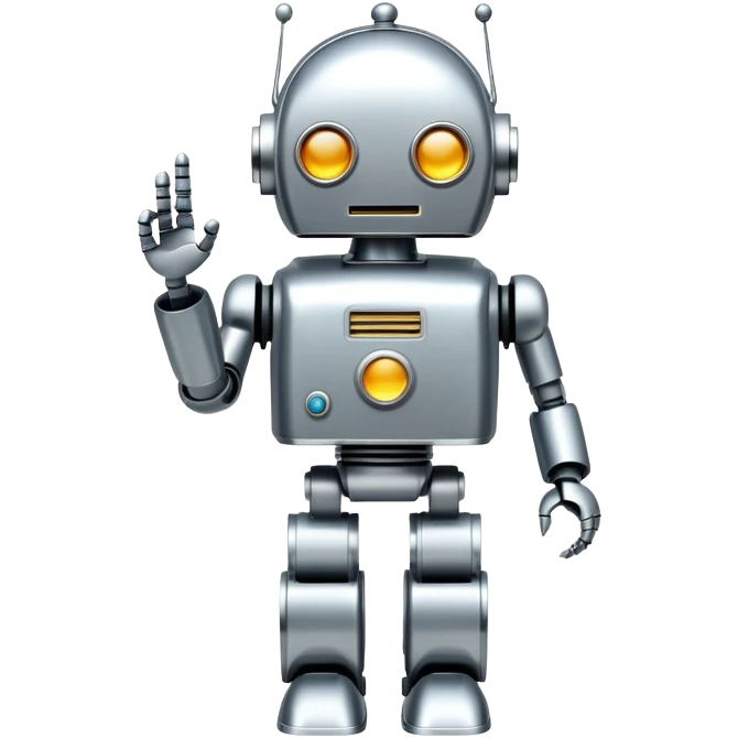1950’s pulp robot detective  emoji