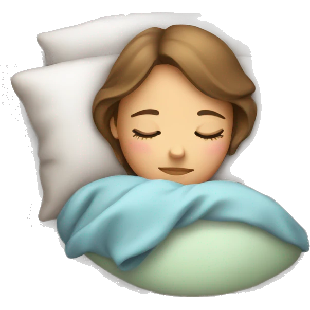 Girl sleeping emoji