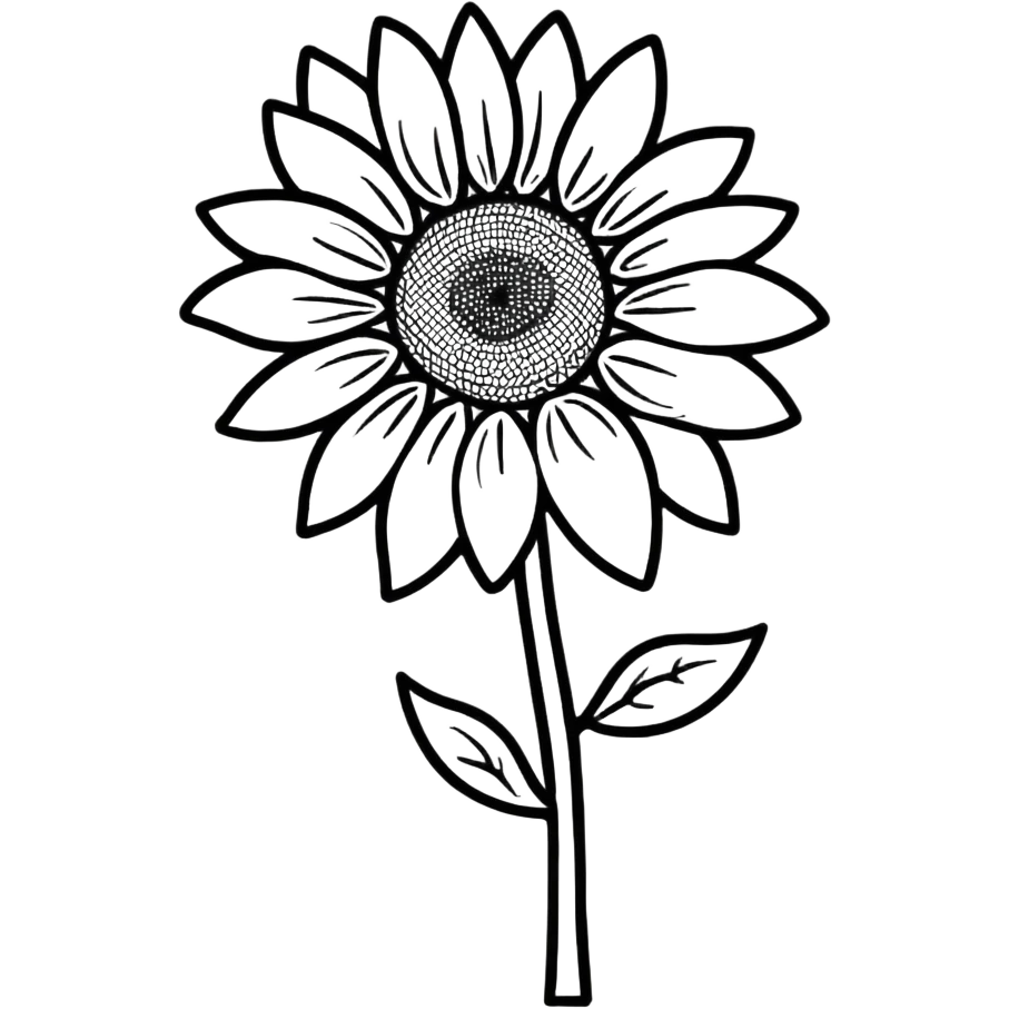 Moving sunflower emoji