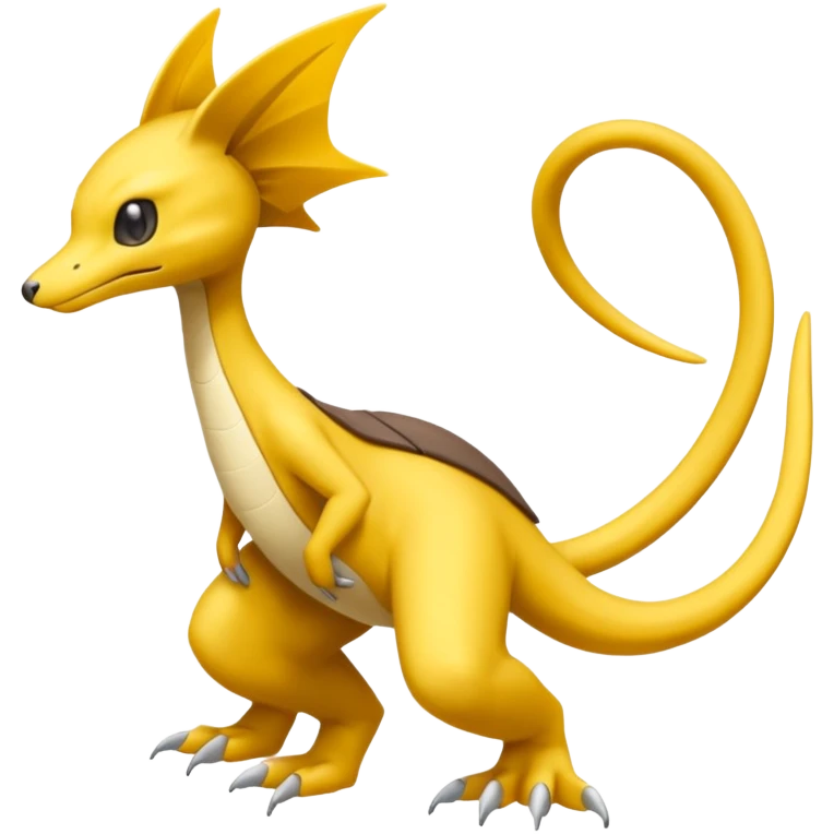  Slim Nimble Long-tailed Whip-fast Flexible Pokémon-Fakémon-Digimon-Creature, (full body) emoji