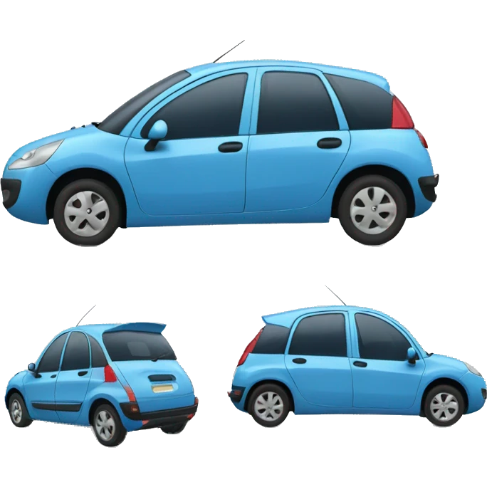 A blue citroen  emoji