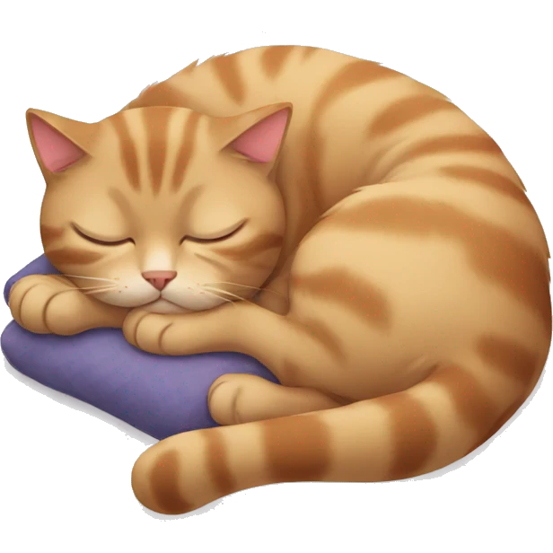 Cat sleeping  emoji