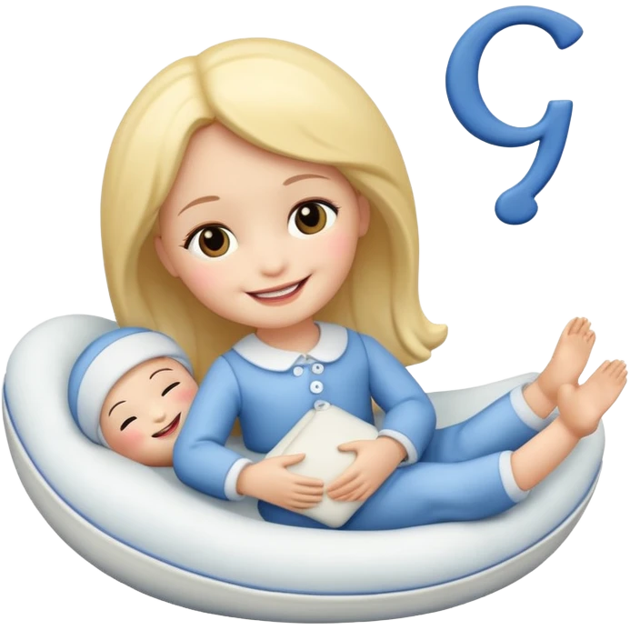 Doll saying goodnight emoji