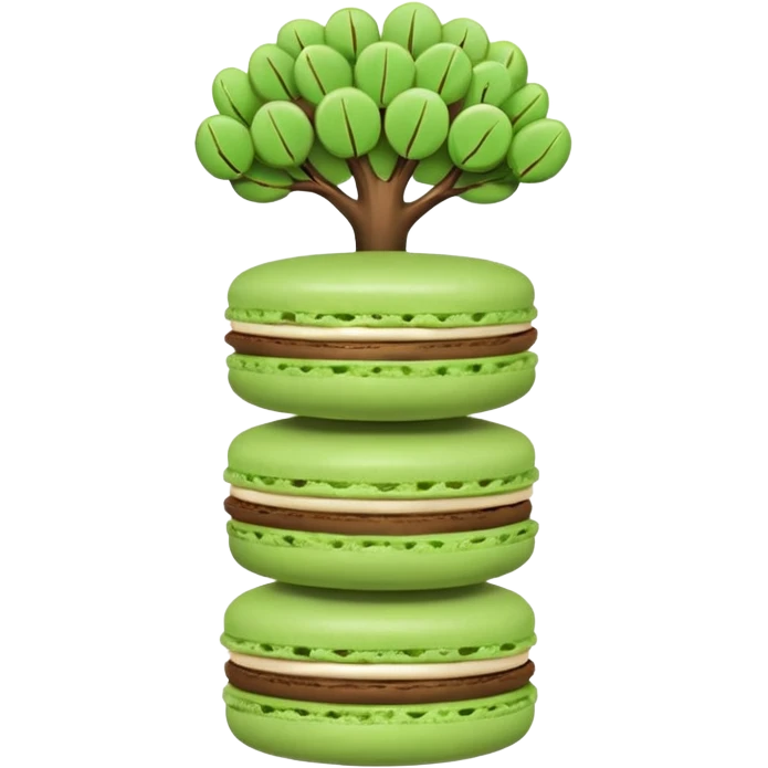 Tree Macarons  emoji