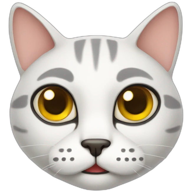 Sarcastic cat emoji