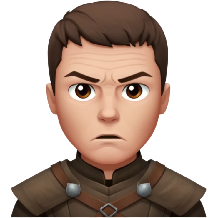 gofery angry  from Games of throne character face only younger emoji