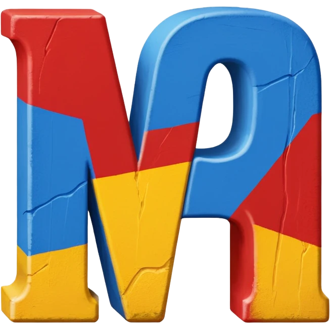 "ATX" Block letters painted the colors of the stemmas state flag emoji