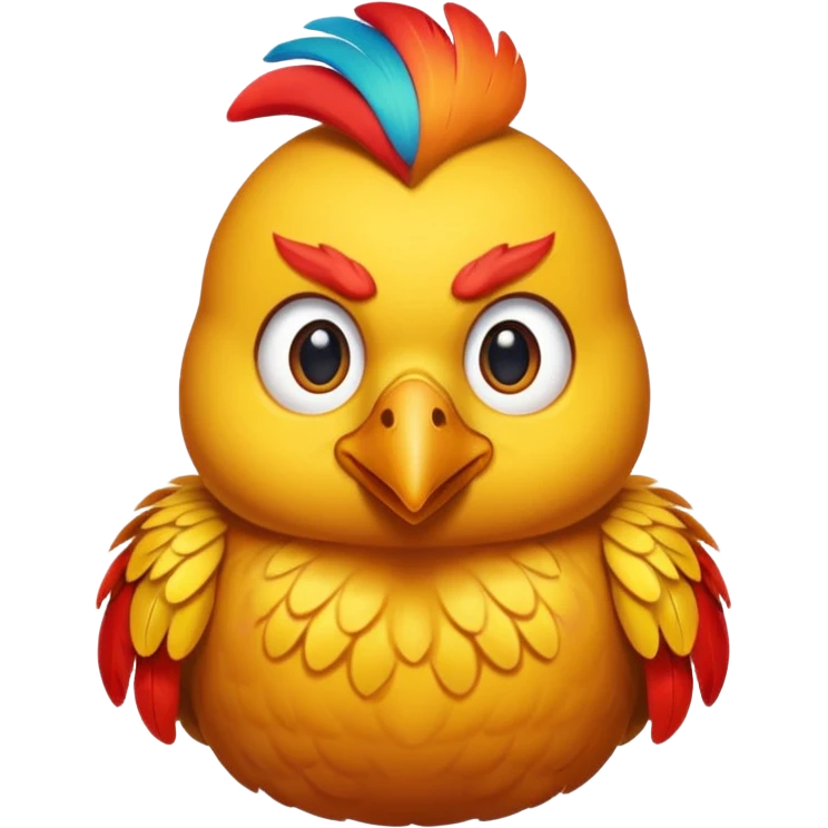 pollo spettatore emoji