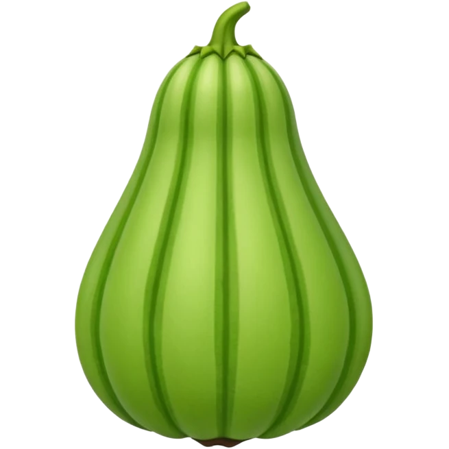 Pointed gourd emoji