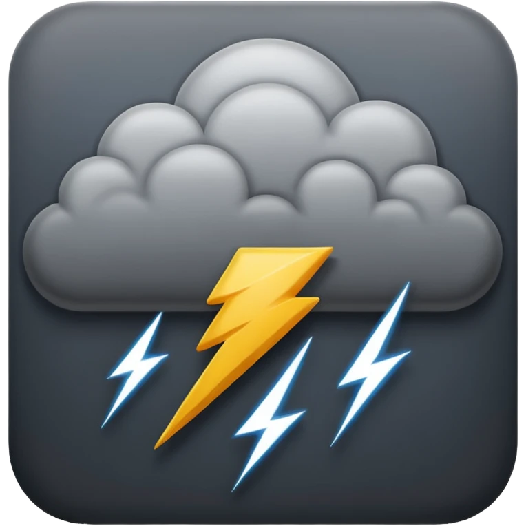 THUNDER emoji