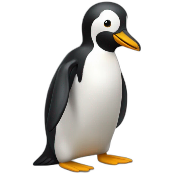 un pingouin sur la banquise emoji