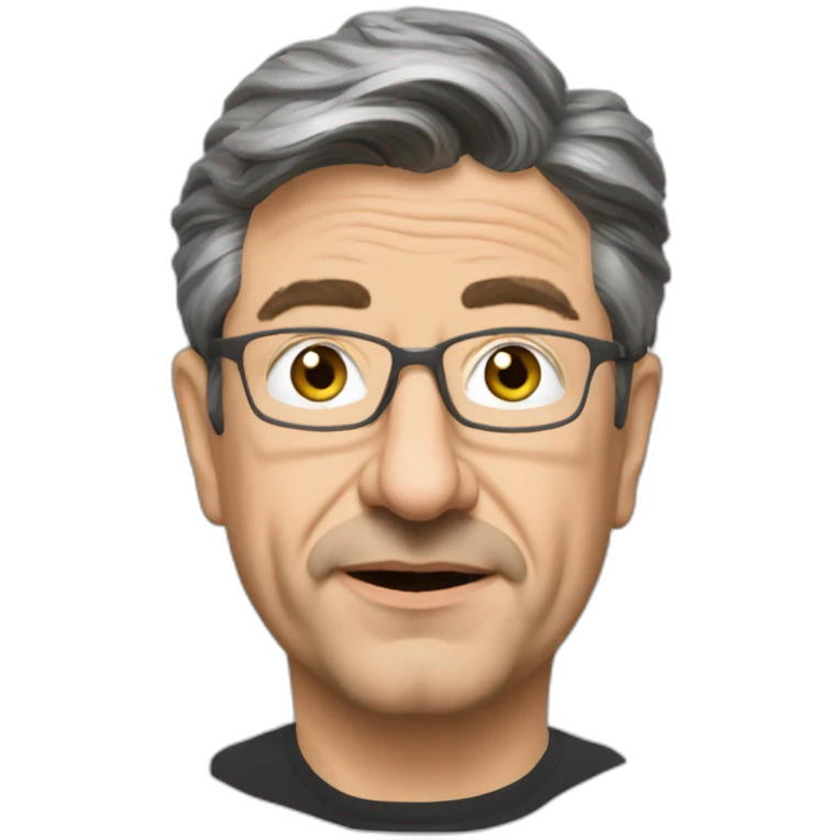 Mélenchon en spationaute emoji