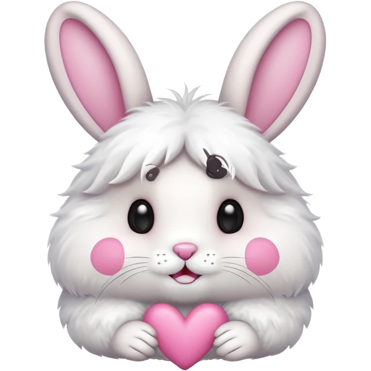 Cute Bunny heart  emoji