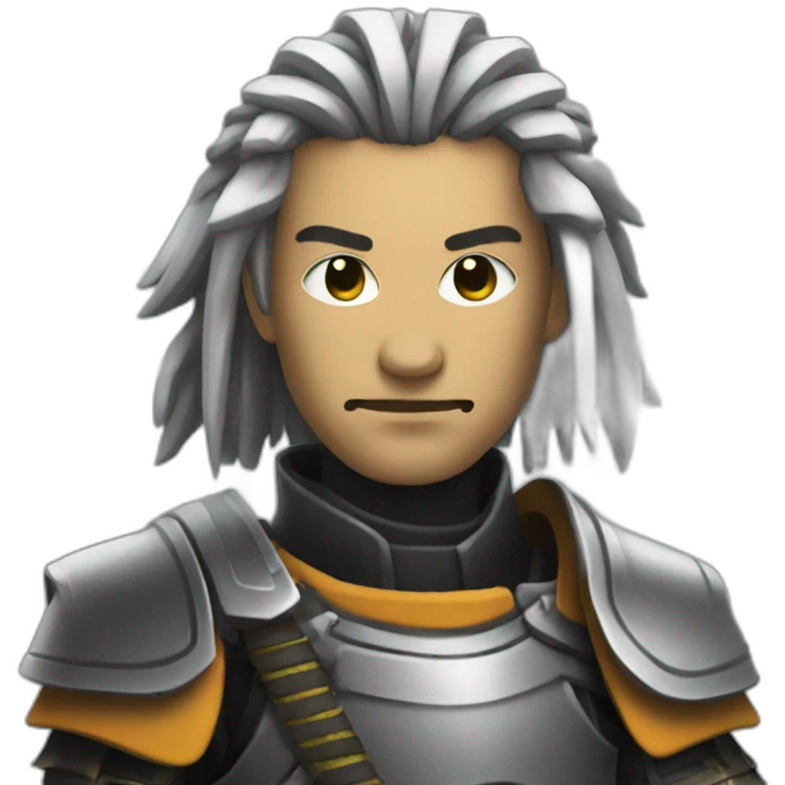 cyber samurai emoji