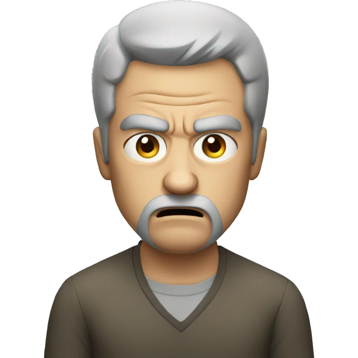 angry man  emoji