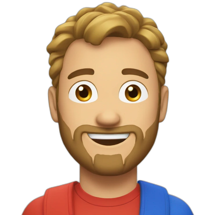 Tibo inshape le youtubeur français faisant son introduction de vidéos emoji