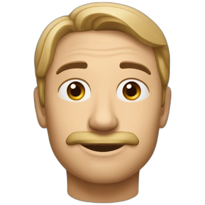 сычов большой парень со светлыми волосами и квадратными очками emoji