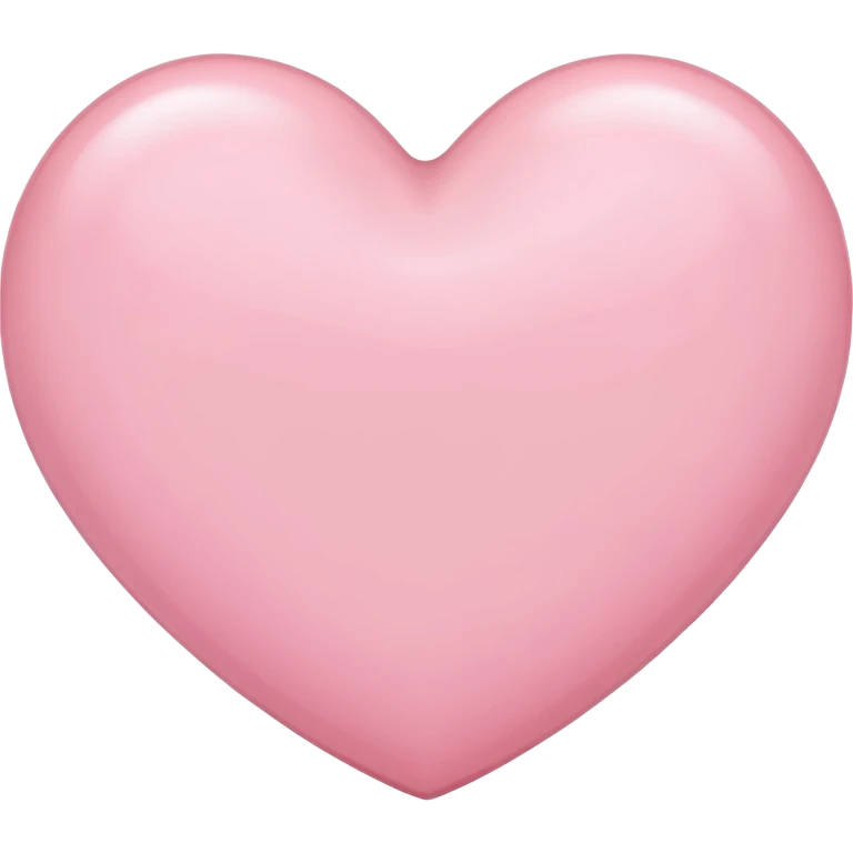 Light pink heart emoji