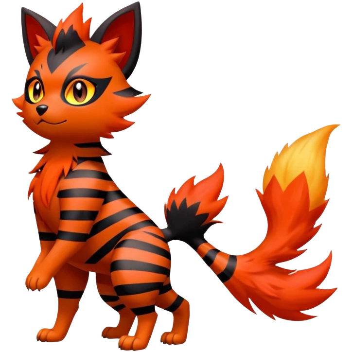 Zorua-Litten-Fakémon-hybrid-creature (full body)  emoji