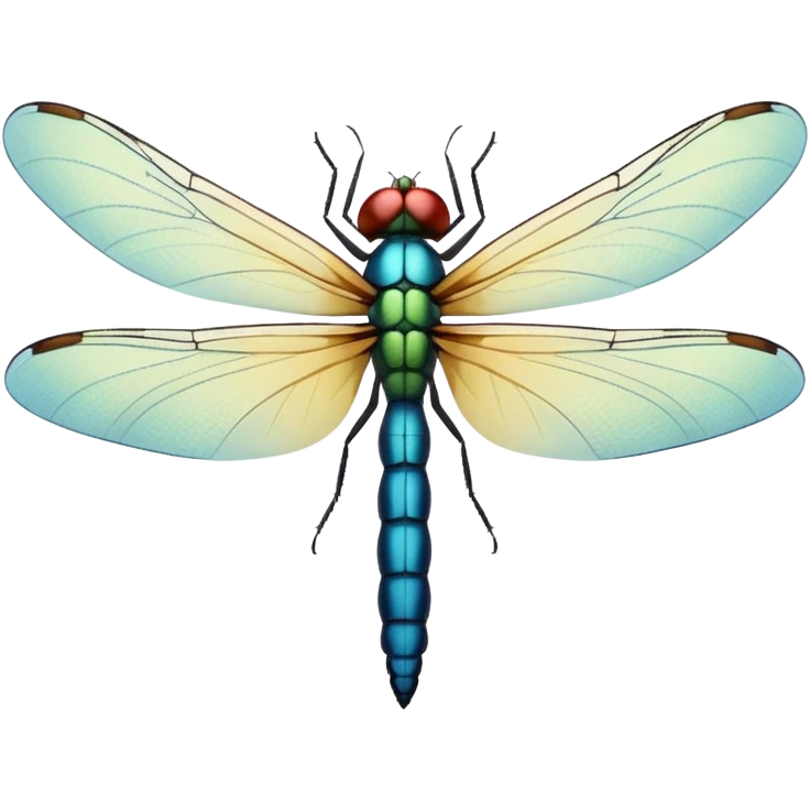 Dragonfly and moth emoji
