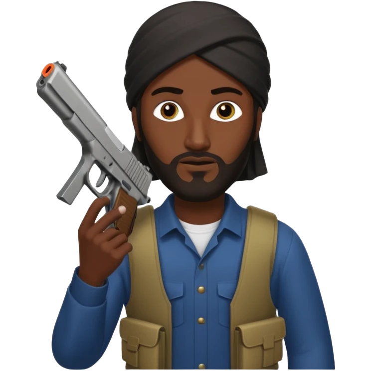 Quiero el rapero dd osama con una glock apuntando cargador largo  emoji