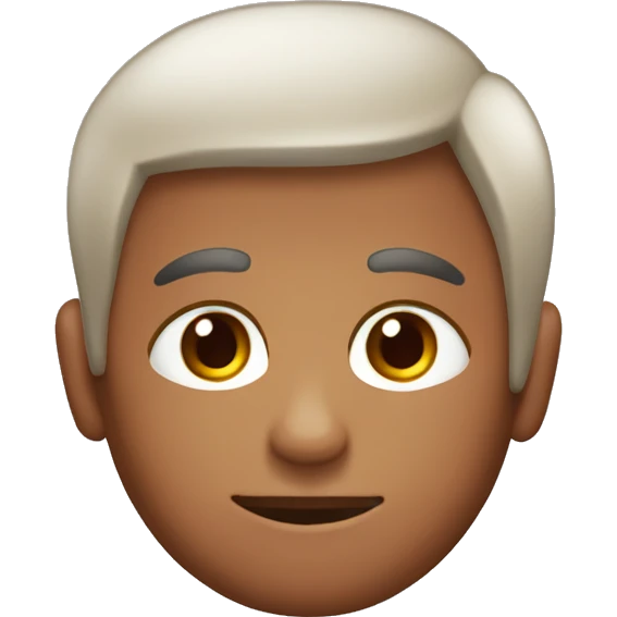 Pelo rojo piel clara y ojos oscuros  emoji