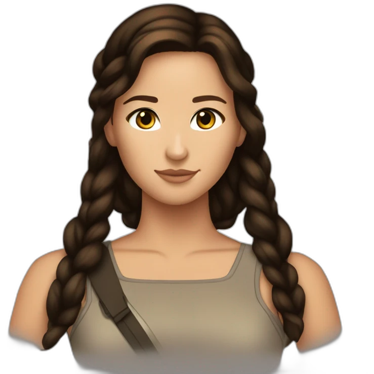 tanned katniss everdeen mockingjay emoji