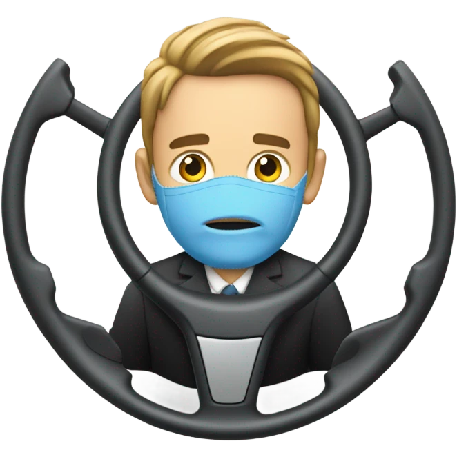 Driving BMW emoji