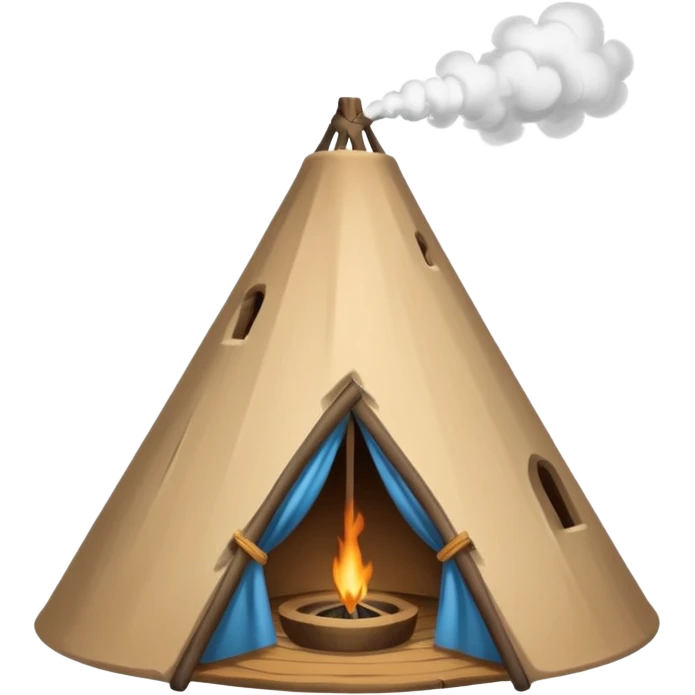 Традиционное жилище народов севера — чум emoji