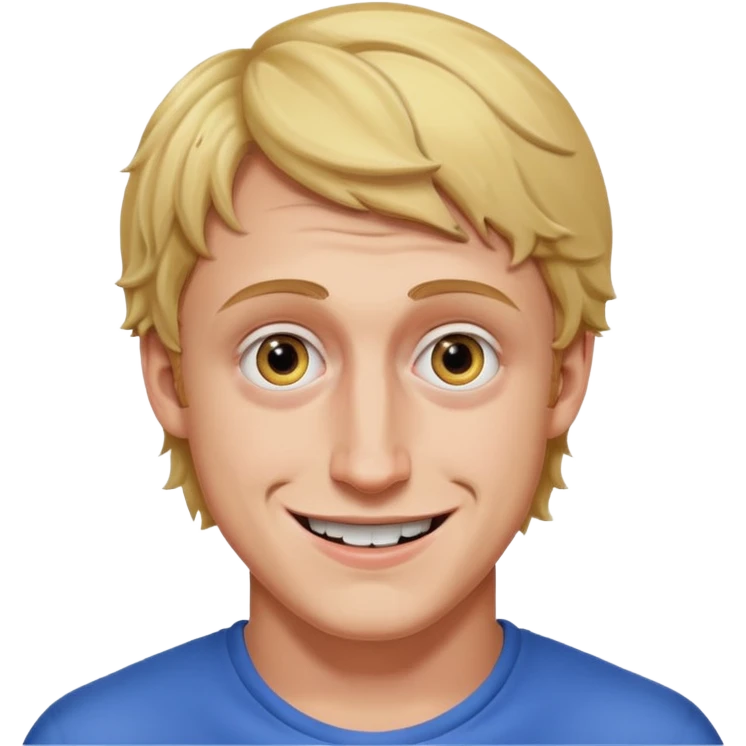 Logan Paul with a creepy smile emoji