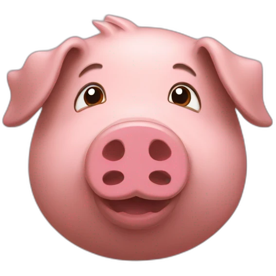 Pig mud emoji