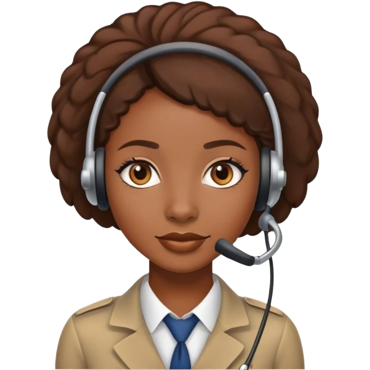 african female customer support agent emoji
