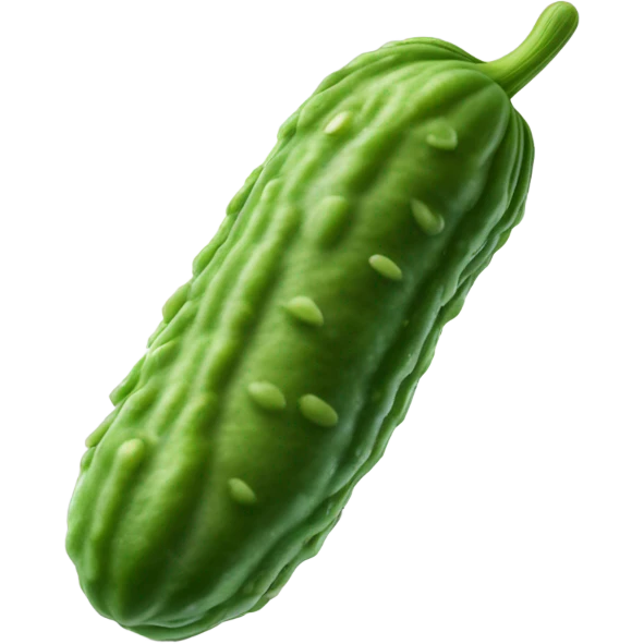 Hyper realistic dill pickle emoji