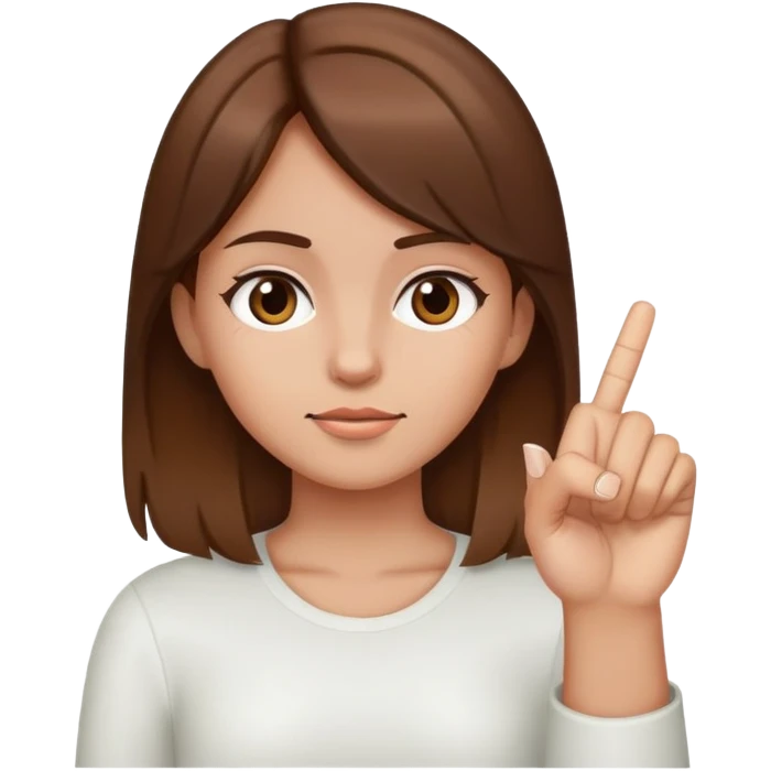 girl with middle finger  emoji
