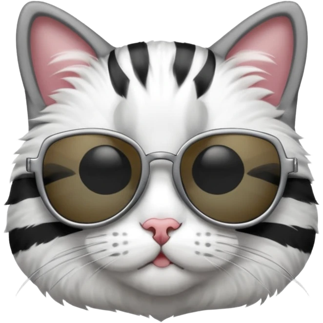 Cat wearing sunglasses emoji