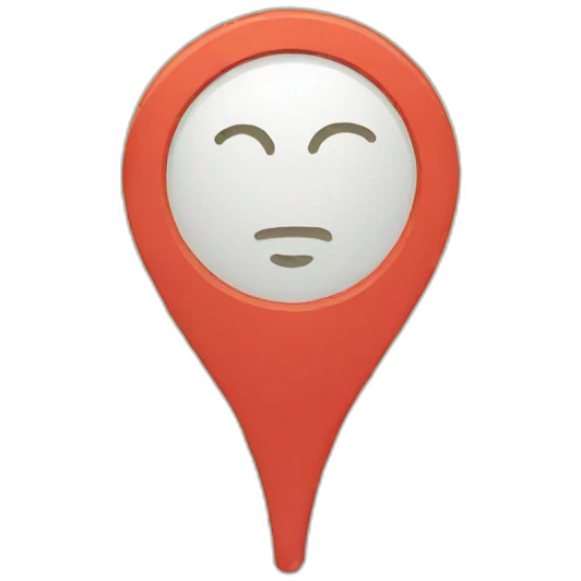 simple map pin emoji