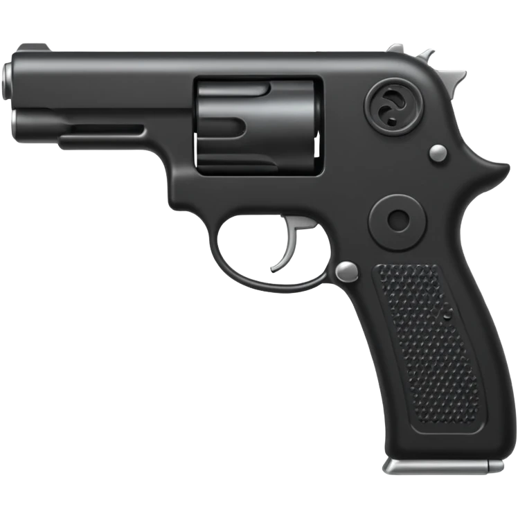 Emoji with gun emoji
