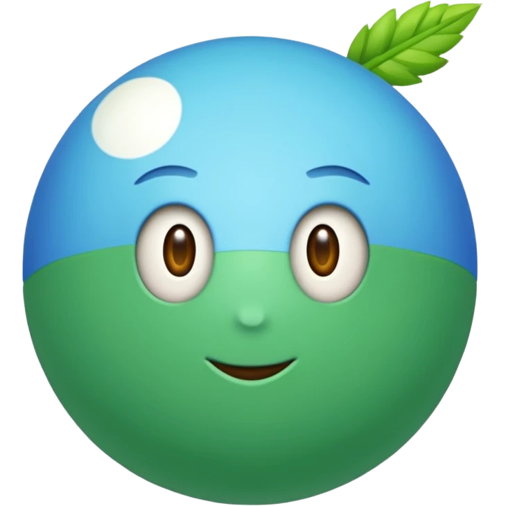 Una bola Azul claro🔵 con una flecha de verdadero ☑️ en el sentro de la bola azul  emoji