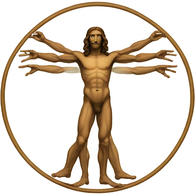 vitruvian man emoji