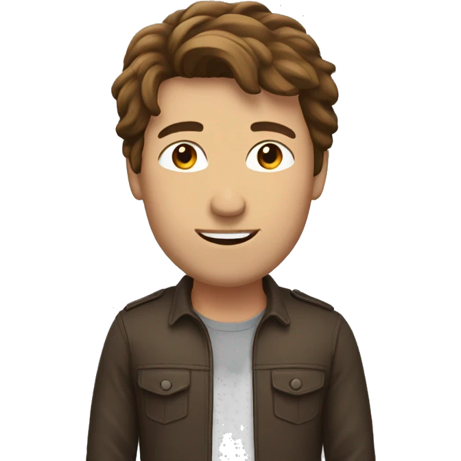 Man 40 with brown hair who is fit emoji