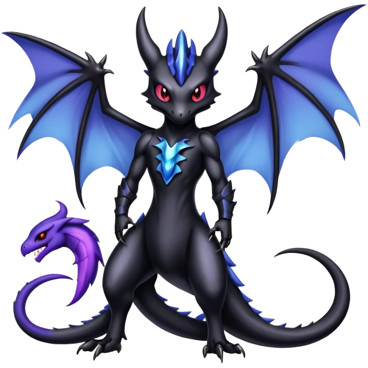 Shiny Epic Badass Gothic Dark Noibat-Salandit-Zekrom-Hybrid emoji